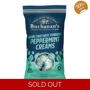 Buchanan's Dark Chocolate Peppermint Fondant Creams -150g Bag